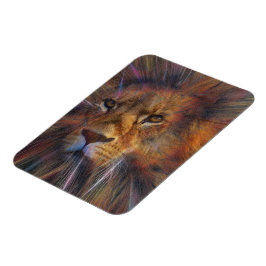 Lion in de galerij Flexible Photo Magnet Magneet