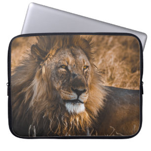 LION IN ETOSHA NATIONAAL PARK LAPTOP SLEEVE