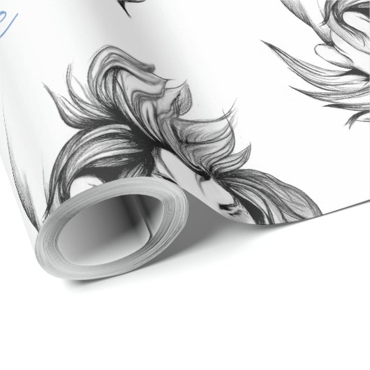 Lion in Love Cadeaupapier (Rol Hoek)