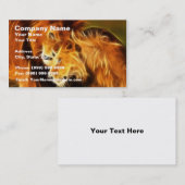 Lion in Love Visitekaartje (Voorkant / Achterkant)