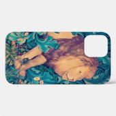 Lion in The Forest, William Morris Case-Mate iPhone Case (Achterkant (horizontaal))