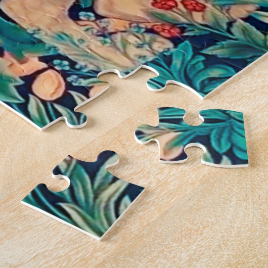 Lion in The Forest, William Morris Legpuzzel (Zijkant)