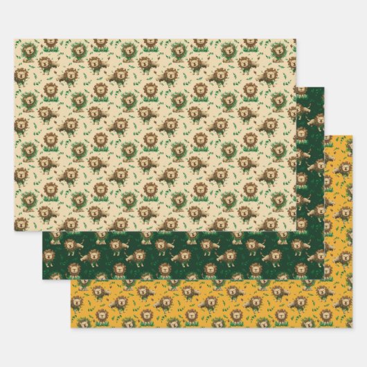 Lion Inpakpapier Vel (Set)