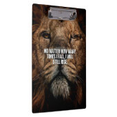 Lion Inspiration - Herfst en Rise - Motivatie Klembord (Rechts)