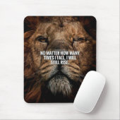 Lion Inspiration - Herfst en Rise - Motivatie Muismat (Met muis)