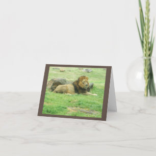 Lion Inspirerend Note Kaart
