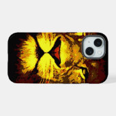 Lion iPhone 15 Case (Achterkant horizontaal)