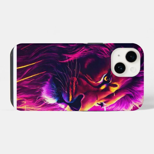 Lion iPhone backcover iPhone Hoesje (Achterkant horizontaal)