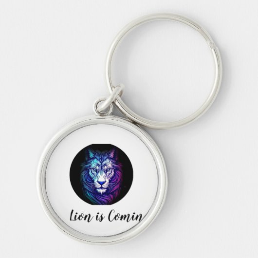 Lion is Comin' Sleutelhanger - Bold en Fearles (Voorkant)