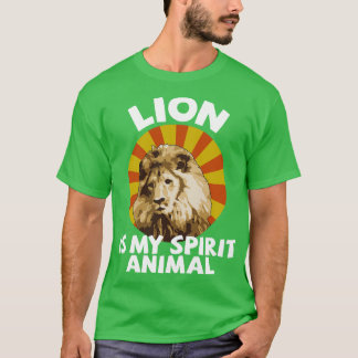 Lion is mijn gedistilleerde dier t-shirt