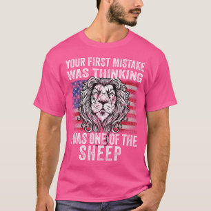 Lion je eerste fout was dat ik een van t-shirt