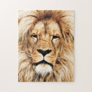 Lion Jigzaag Puzzle Face Legpuzzel