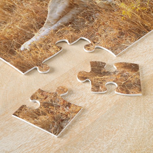 Lion Jigzaag Puzzle Legpuzzel (Zijkant)