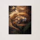 Lion Jigzaag Puzzle - Oerwoud Legpuzzel (Verticaal)