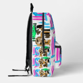 Lion joy bedrukte rugzak (Links)