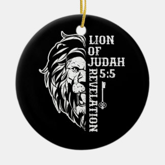 Lion Judah 5 Christelijk grafisch ontwerp Christi Keramisch Ornament