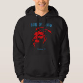 Lion Judah Christelijke Jesus Faith Gift Hoodie (Voorkant)