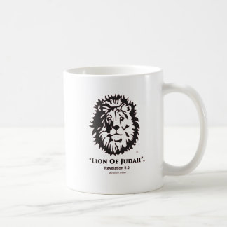 "Lion Judah" Coffee Mok met zwarte logo