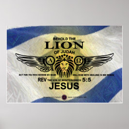 Lion Judah - Engels Poster