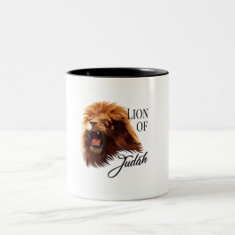 Lion Judah Evangelical Christelijk Biblical Tweekleurige Koffiemok
