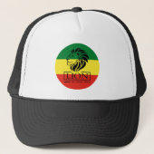 Lion Judah - Haile Selassie - Trucker Pet (Voorkant)