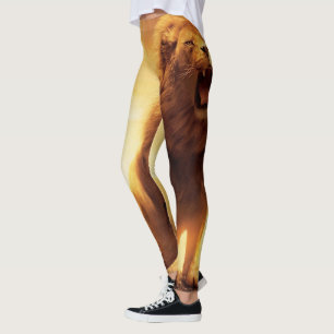 Lion Judah - Jah Rasta - Power Yoga-Leggings Leggings