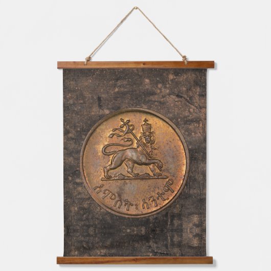 Lion Judah Jah Rastafari Rasta Roots Hangend Wandkleed (Voorkant)