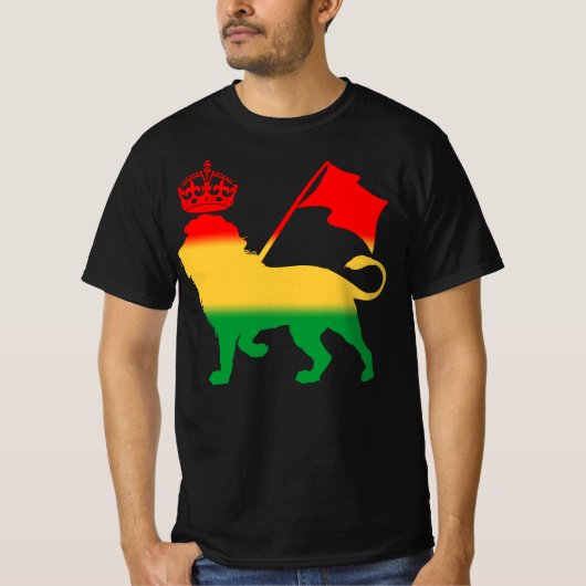 Lion judah - Jamaica Colors T-shirt (Voorkant)