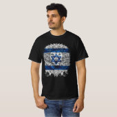 Lion Judah Joodse Pride Israel Flag Jerusalem H T-shirt (Voorkant volledig)