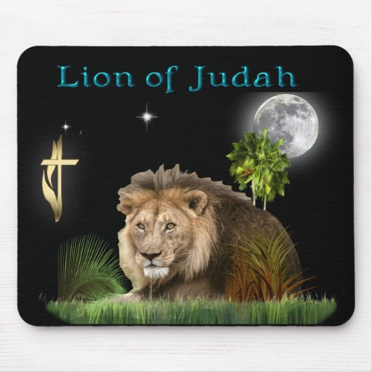 Lion judah mousepad muismat (Voorkant)