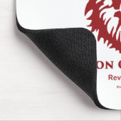 "Lion Judah" Muismat Cherry Red logo (Hoek)