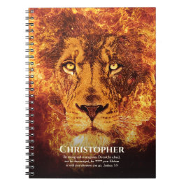 Lion Judah Named Bible Quote Notitieboek