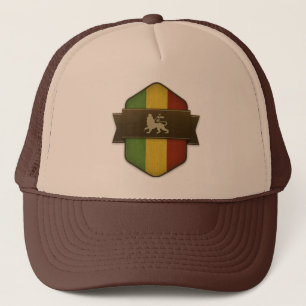 Lion Judah Rasta Shield Trucker Pet