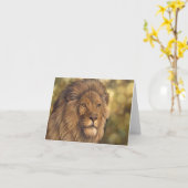 Lion Kaart (Gele Bloem)