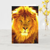 Lion Kaart (Gele Bloem)