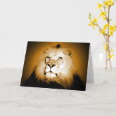 Lion Kaart (Gele Bloem)