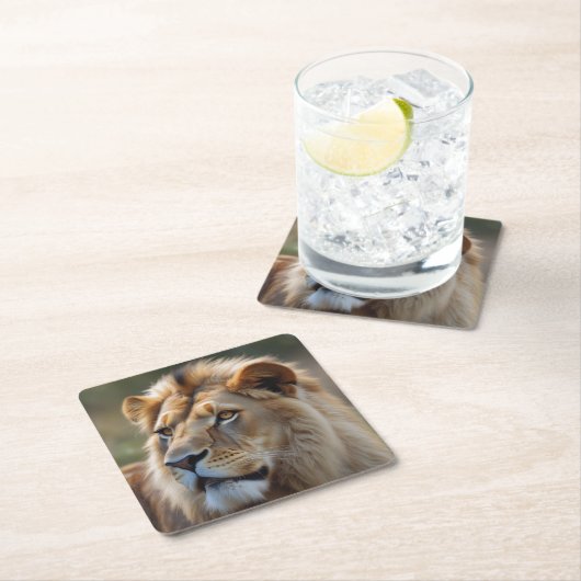 Lion Kartonnen Onderzetters (Insitu)