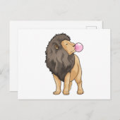 Lion Kauwgom Briefkaart (Voorkant / Achterkant)