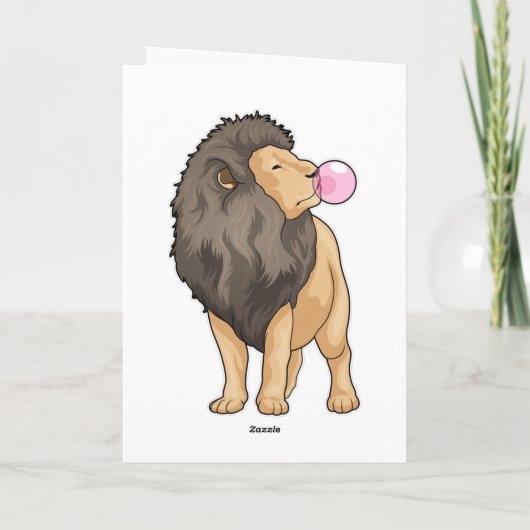 Lion Kauwgom Kaart (Achterkant)