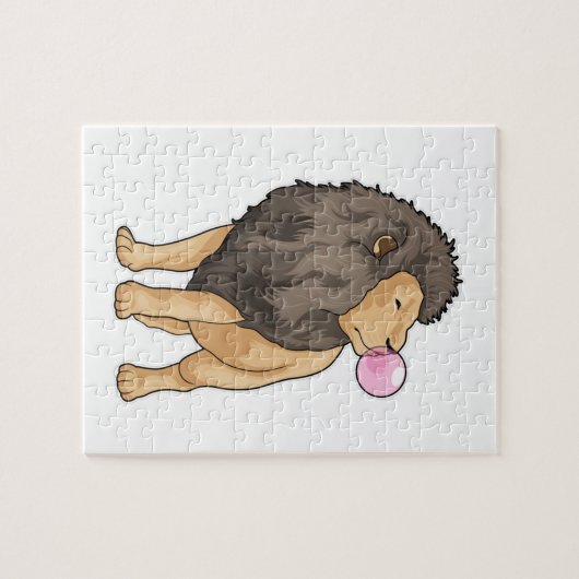 Lion Kauwgom Legpuzzel (Horizontaal)