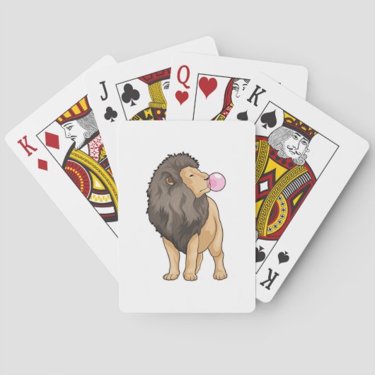 Lion Kauwgom Pokerkaarten (Achterkant)