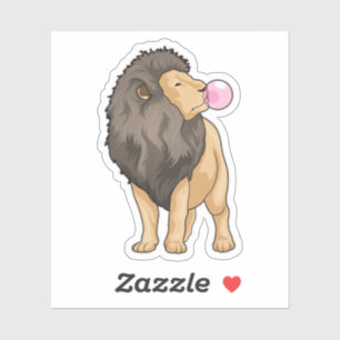 Lion Kauwgom Sticker