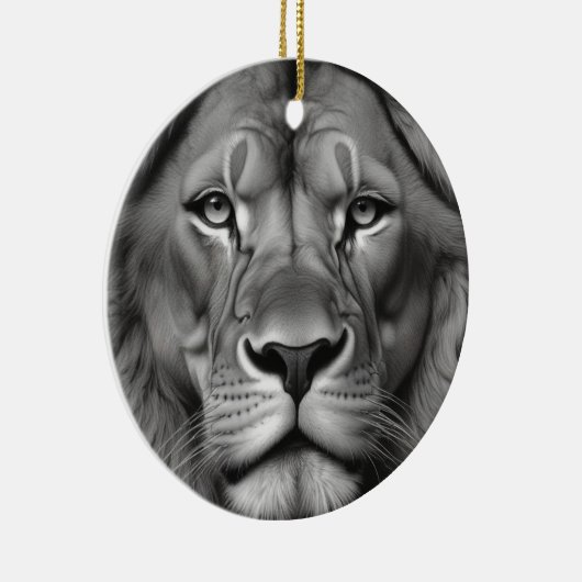 Lion Keramisch Ornament (Rechts)