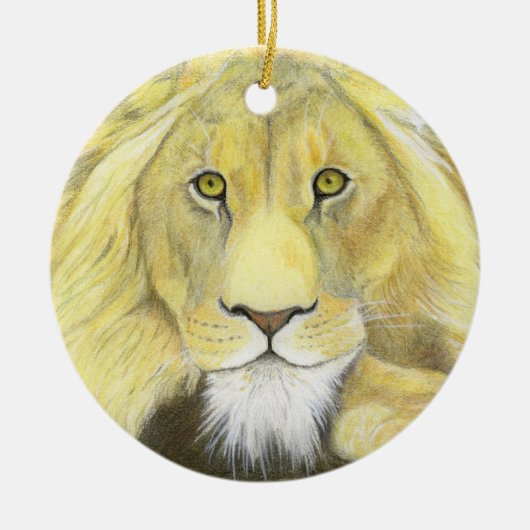 Lion Keramisch Ornament (Voorkant)