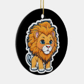 Lion Keramisch Ornament (Rechts)