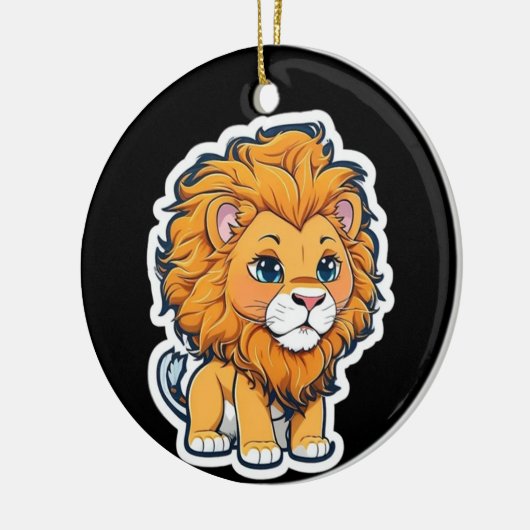 Lion Keramisch Ornament (Links)