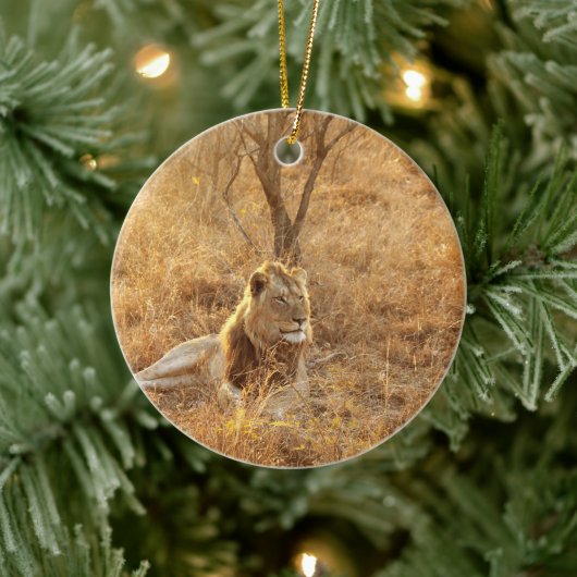 Lion Keramisch Ornament (Boom)