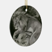Lion Keramisch Ornament (Rechts)