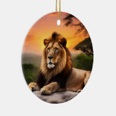 Lion Keramisch Ornament (Rechts)