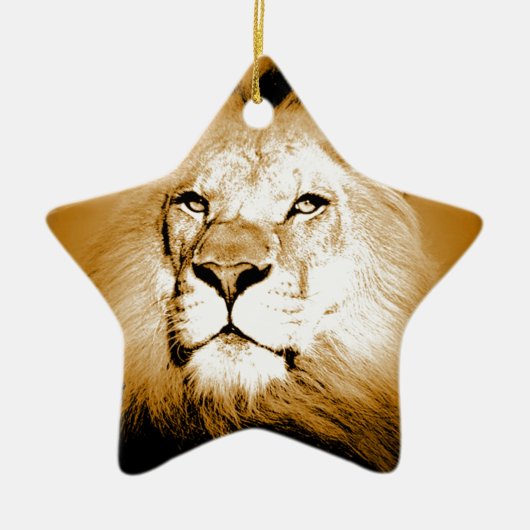 Lion Keramisch Ornament (Voorkant)